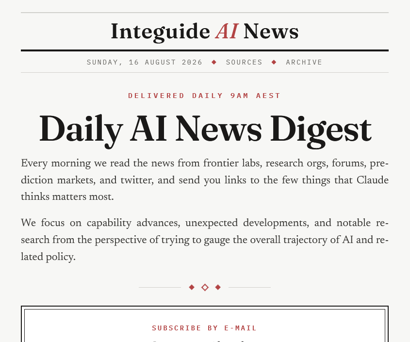 Integuide AI News